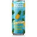 NOCCO CARIBBEAN CON CAFEINA BCCA Y TE VERDE 330ML