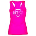 CAMISETA LIFE PRO TIRANTES MUJER FUCSIA