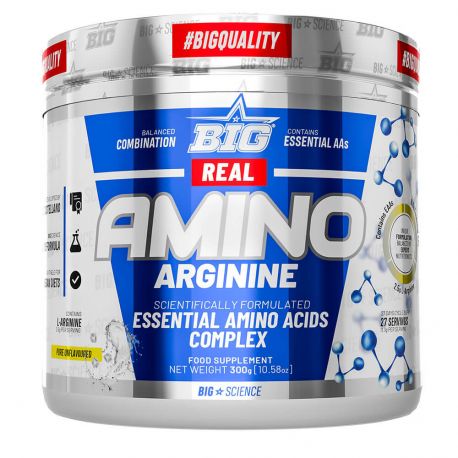 BIG REAL AMINO ARGININE 300G UNFLAVOURED