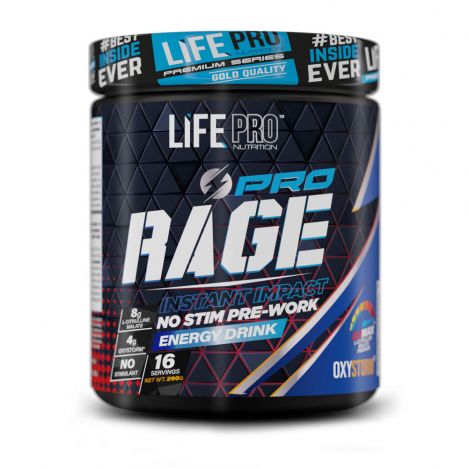 LIFE PRO CROSSFIT RAGE PRO 290G CAFFEINE FREE