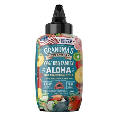 MAX PROTEIN GRANDMA´S BBQ SAUCES ALOHA 290Ml