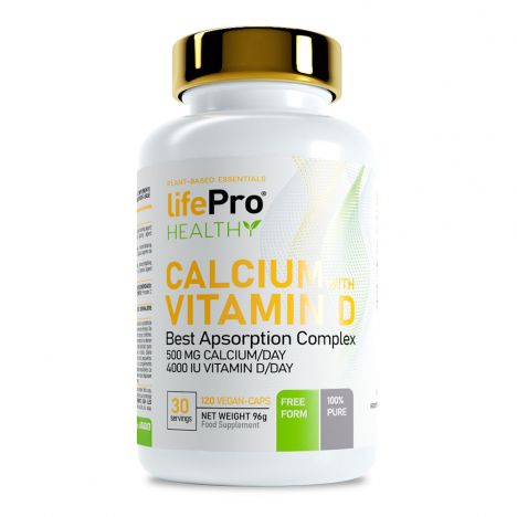 LIFE PRO HEALTHY CALCIUM + VITAMIN D 120 VEGANCAPS