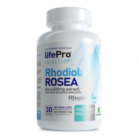 LIFE PRO RODHIOLA ROSEA 600MG 60 VEGANCAPS