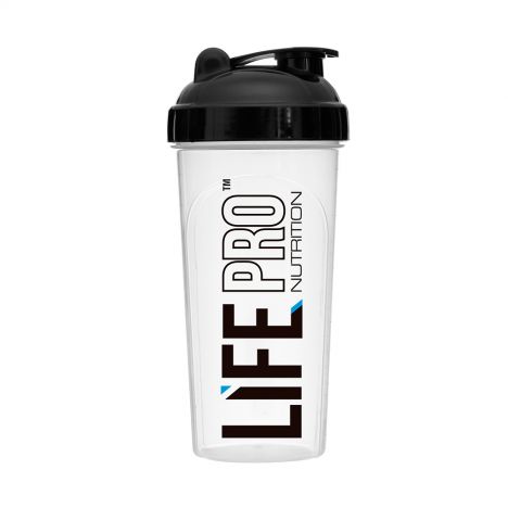 LIFE PRO SHAKER 750ML NEGRO TRANSPARENTE