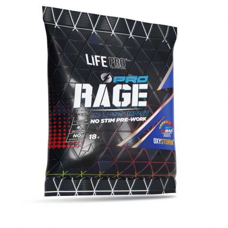 MUESTRA LIFE PRO RAGE PRO 18G CAFFEINE FREE