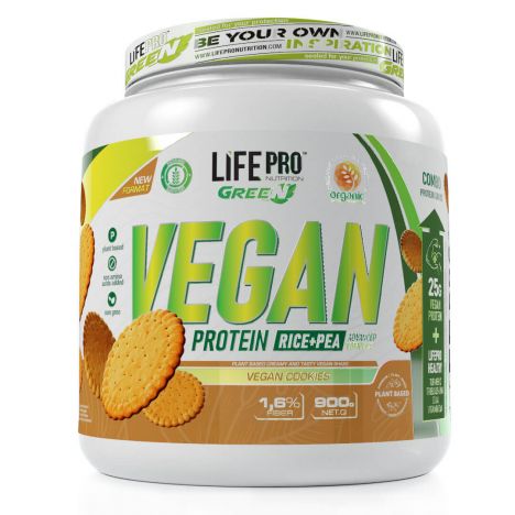 LIFE PRO VEGAN PROTEIN 900G ORGANIC PROTEIN