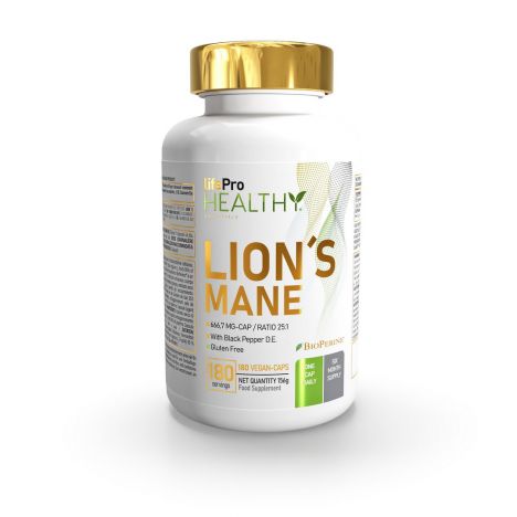 LIFE PRO LION'S MANE 25:1 180 VEGAN CAPS