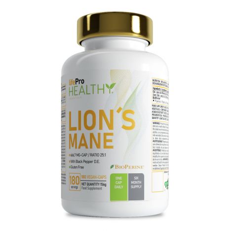 LIFE PRO LION'S MANE 25:1 180 VEGANCAPS